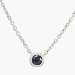 Store Balaboosté Collier Argent Garanti et Saphir
