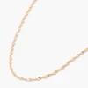Outlet Balaboosté Collier chaine twistée dorée