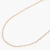 Outlet Balaboosté Collier chaîne fine et pampilles