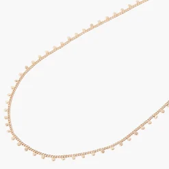 Outlet Balaboosté Collier chaîne fine et pampilles