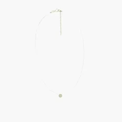 Hot Balaboosté Collier disque zirconium Argent Garanti