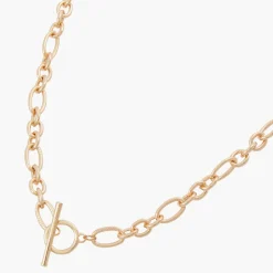 Best Balaboosté Collier doré à maillons avec fermoir en T City Blush