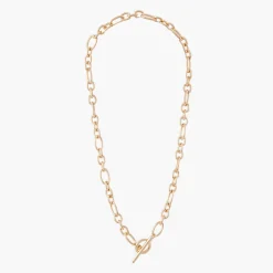 Best Balaboosté Collier doré à maillons avec fermoir en T City Blush
