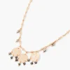 Online Balaboosté Collier ethnique à médaillons avec pierres d'imitation