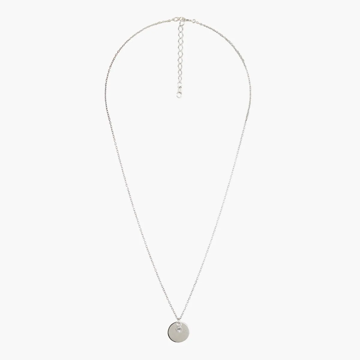 Cheap Balaboosté Collier médaille et diamant Argent Garanti Silver Idol