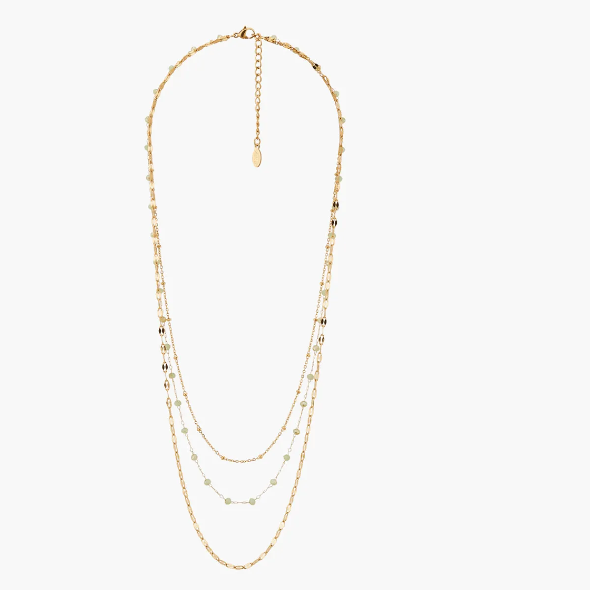 Discount Balaboosté Collier multirang à perles Acier Inoxydable