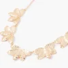 Store Balaboosté Collier plastron feuilles