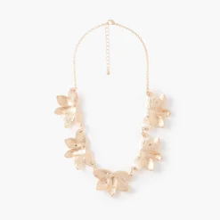 Store Balaboosté Collier plastron feuilles
