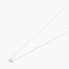Sale Balaboosté Collier pétales zirconium Argent Garanti