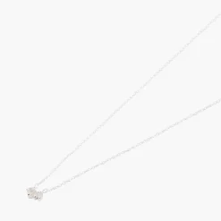 Sale Balaboosté Collier pétales zirconium Argent Garanti