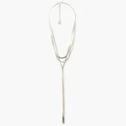 Store Balaboosté Collier Y multi-rangs chaine miroir