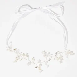 Flash Sale Balaboosté Couronne de fleur en ruban - blanc