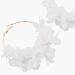 Cheap Balaboosté Créoles à fleurs blanches