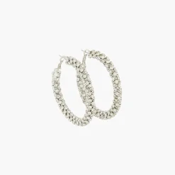 Flash Sale Balaboosté Créoles à strass argentées