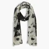 Store Balaboosté Foulard imprimé floral