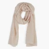 Shop Balaboosté Foulard plissé tacheté doré