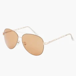 Hot Balaboosté Lunettes de soleil aviateur métallisées