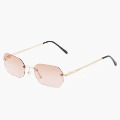 Flash Sale Balaboosté Lunettes de soleil rectangulaires métalliques
