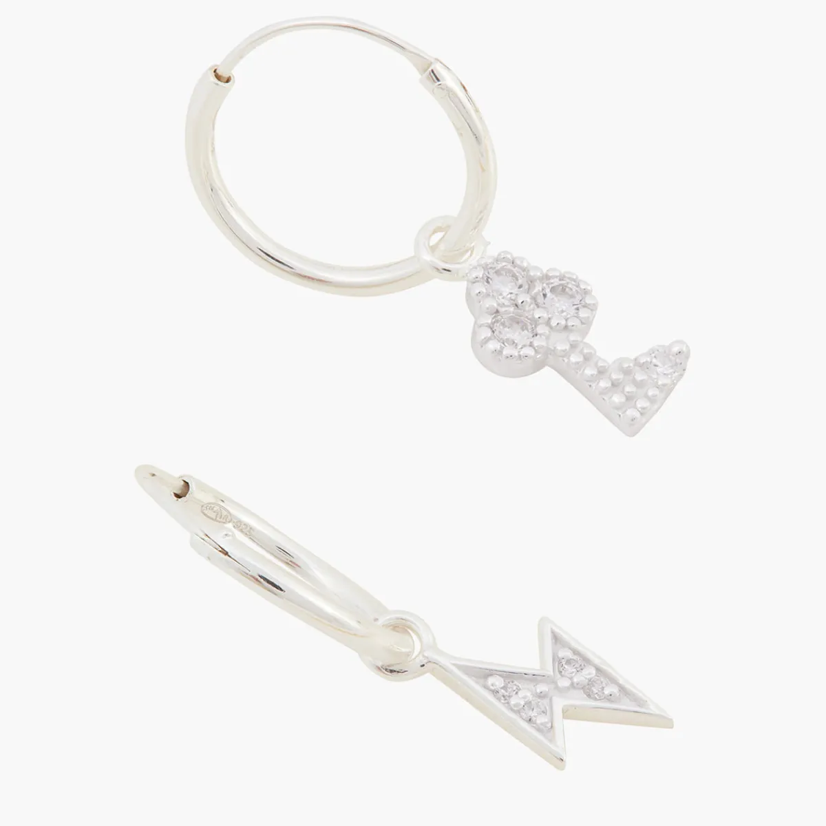 Cheap Balaboosté Mini-créoles charms dépareillées Argent Garanti