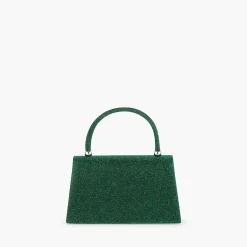 Flash Sale Balaboosté Petit sac à main vert à paillette avec noeud