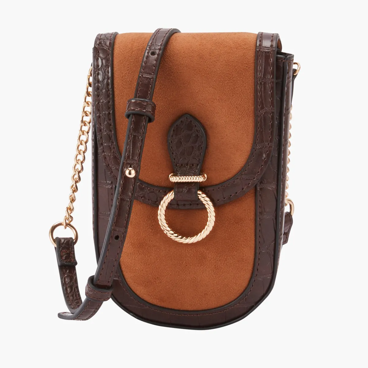 Outlet Balaboosté Pochette de téléphone bi matiere et boucle ronde
