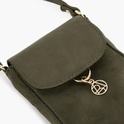 Cheap Balaboosté Pochette de téléphone bi-matière kaki