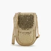Flash Sale Balaboosté Pochette de téléphone doré à sequins