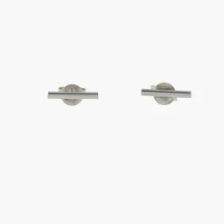 New Balaboosté Puces d'oreilles barre Argent Garanti Silver Idol