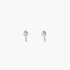 Online Balaboosté Puces d'oreilles barres Argent Garanti
