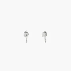 Online Balaboosté Puces d'oreilles barres Argent Garanti