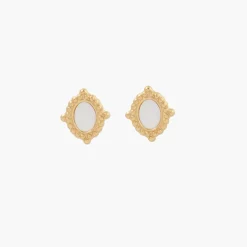 Clearance Balaboosté Puces d'oreilles effet nacre Acier Inoxydable