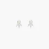 Clearance Balaboosté Puces d'oreilles fleurs Argent Garanti