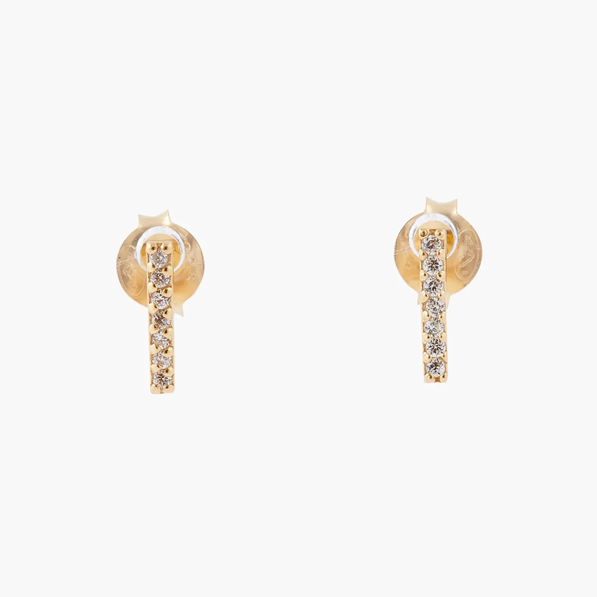 Flash Sale Balaboosté Puces d'oreilles zirconium Argent Garanti