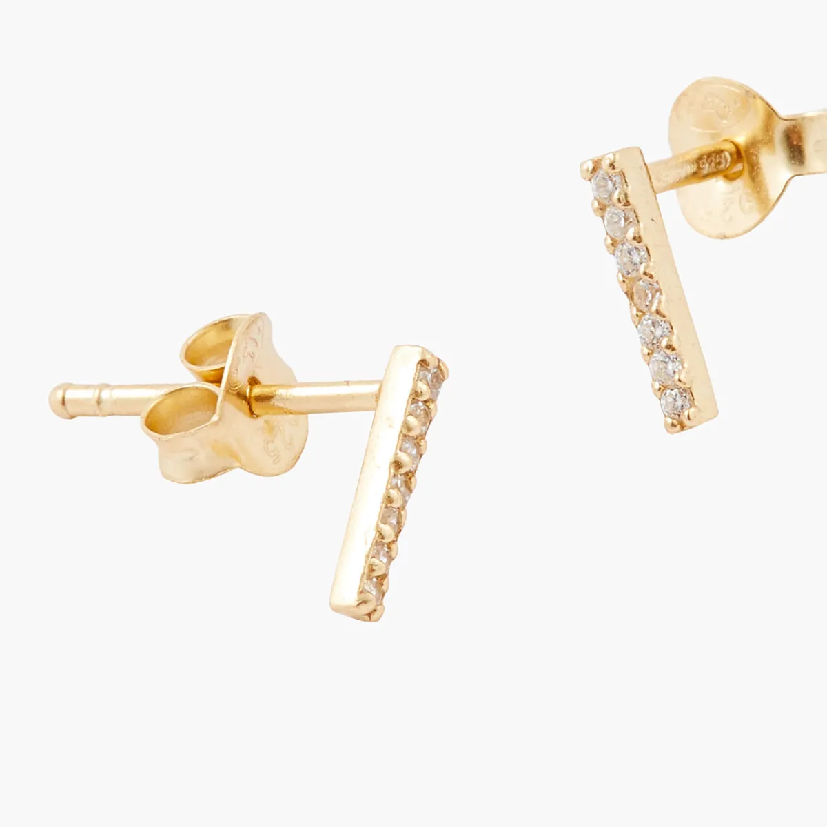 Flash Sale Balaboosté Puces d'oreilles zirconium Argent Garanti