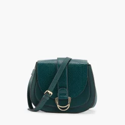 Flash Sale Balaboosté Sac à bandoulière arrondie bi-matière vert