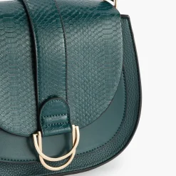 Flash Sale Balaboosté Sac à bandoulière arrondie bi-matière vert