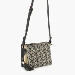 Hot Balaboosté Sac à bandoulière bi-matière jacquard
