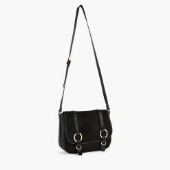 Cheap Balaboosté Sac à bandoulière bi-matière noir