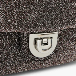 Best Balaboosté Sac à bandoulière bi-matière lurex gris