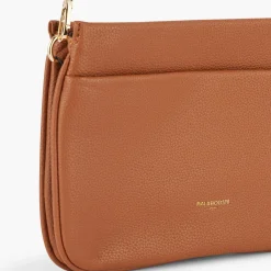 Sale Balaboosté Sac à bandoulière effet grainé camel