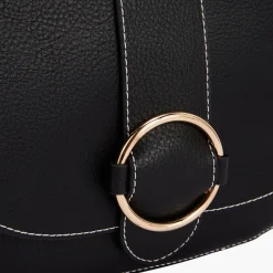New Balaboosté Sac à bandoulière motif ethnique - noir