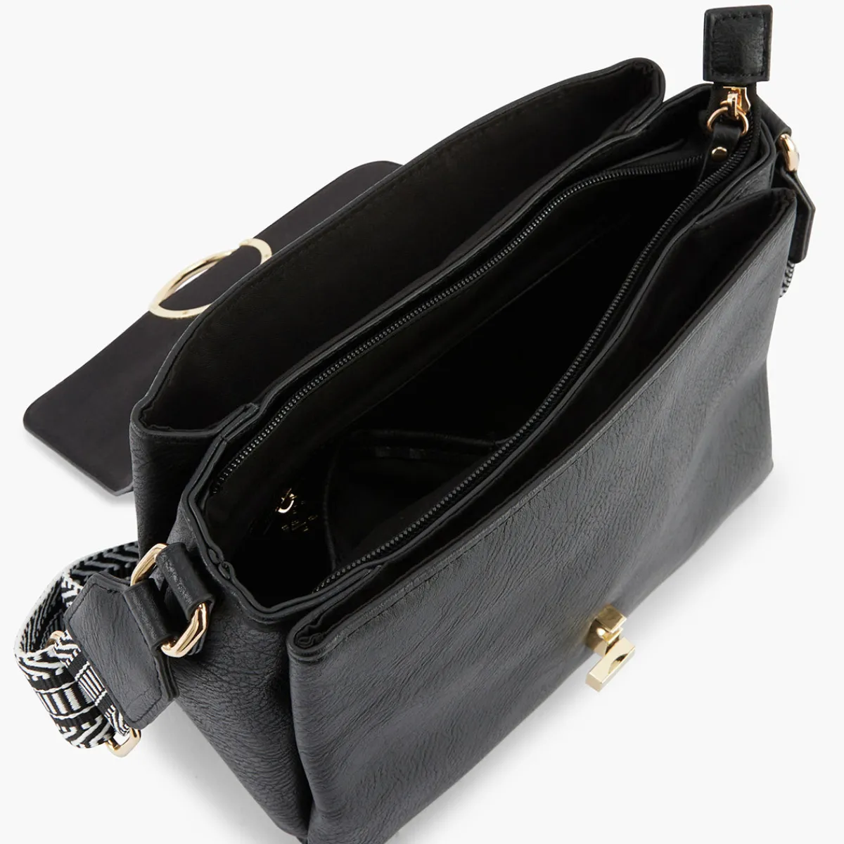 Fashion Balaboosté Sac à bandoulière multipocket noir