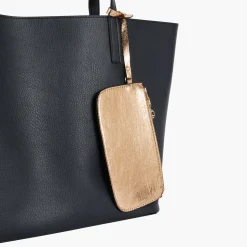 Shop Balaboosté Sac cabas avec pochette - bleu foncé