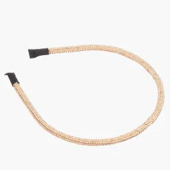 Sale Balaboosté Serre-tête strass dorés