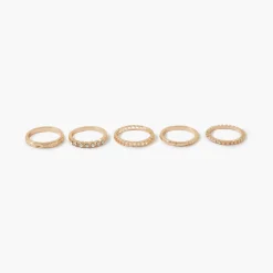 Cheap Balaboosté Set de 5 bagues assorties
