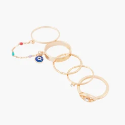 Discount Balaboosté Set de 5 bagues fantaisies