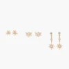 Clearance Balaboosté Set de 3 boucles d'oreilles étoiles