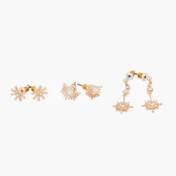 Clearance Balaboosté Set de 3 boucles d'oreilles étoiles