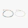 Cheap Balaboosté Set de 2 chaînes de cheville bleu, vert, doré