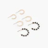 Discount Balaboosté Set de 3 créoles assorties